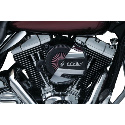 PartzBiz HD KA9606 - Crusher By Kuryakyn Street Sleeper III เครื่องฟอกอากาศสำหรับ Harley TBW Throttle By Wire รุ่น 9606