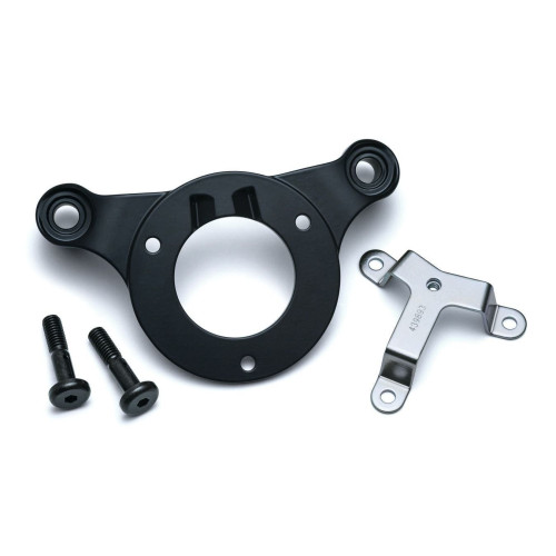 PartzBiz HD: 4420265-Crusher Maverick Satin Black Pro Stage 1 เครื่องฟอกอากาศสำหรับ Harley Twin Cam 99-16 | 9896