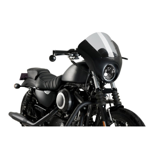 PartzBiz HD: 4420221-Custom Acces Dark Night เซมิแฟริ่ง Smoke Harley Sportster 1200 18-Up