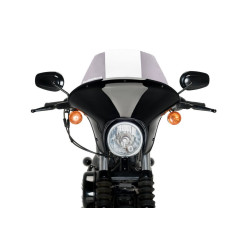 PartzBiz HD TR304749 - Custom Access Batwing SML แฟริ่งหน้าสั้น Smoke Harley Sportster 18-21