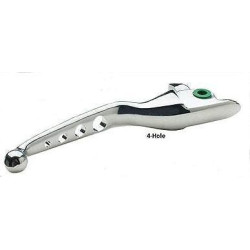 PartzBiz HD 648016 - Custom Chrome 4 Hole Clutch and Brake Chrome Levers for Harley Davidson 2008-2013 Touring Models - 648016