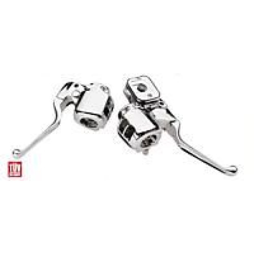 PartzBiz HD: 4420172-Custom Chrome Single Disc 9/16” แฮนด์ควบคุมสำหรับ Harley 96-06 | 23265 PartzBiz HD: 4420172-Custom Chrome Single Disc 9/16” แฮนด์ควบคุมสำหรับ Harley 96-06 | 23265