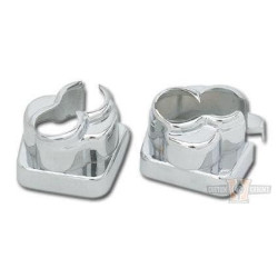 PartzBiz HD CCI-020028 - ฝาครอบบล็อกตัวยก Chrome Evolution Tappet แบบกำหนดเองสำหรับ Harley Big Twin 84-98 020028 PartzBiz HD CCI-020028 - ฝาครอบบล็อกตัวยก Chrome Evolution Tappet แบบกำหนดเองสำหรับ Harley Big Twin 84-98 020028