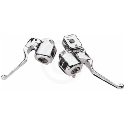 PartzBiz HD: 4420144-CUSTOM CHROME HAND CONTROL KIT | HARLEY | 627704 | EASTERN PERFORMANCE CYCLES PartzBiz HD: 4420144-CUSTOM CHROME HAND CONTROL KIT | HARLEY | 627704 | EASTERN PERFORMANCE CYCLES