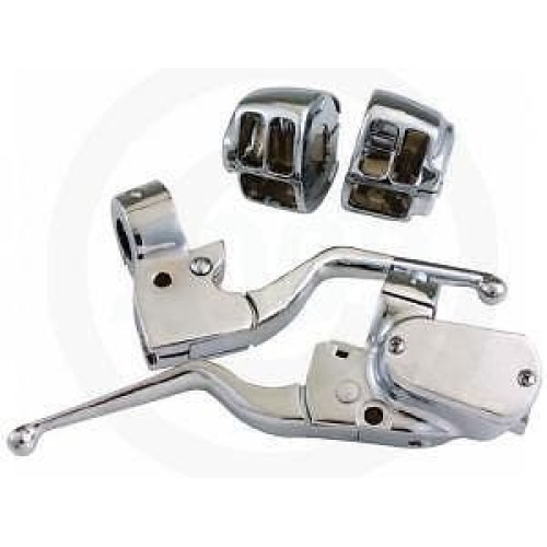 PartzBiz HD: 4420145-ชุดสวิตช์ควบคุมแฮนด์มือจับ Chrome แบบกำหนดเองสำหรับ Harley XL 07-13 | 627707 PartzBiz HD: 4420145-ชุดสวิตช์ควบคุมแฮนด์มือจับ Chrome แบบกำหนดเองสำหรับ Harley XL 07-13 | 627707
