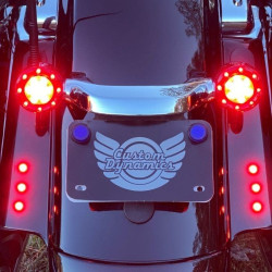 PartzBiz HD CD-BOLT-R-P - Custom Dynamics CD-BOLT-RP สีแดง 12V ไฟเลี้ยว LED แบบเน้นเสียงไฟเบรค Boltz ไฟเลี้ยวรถจักรยานยนต์สากลไฟตัดที่ดีที่สุดการเปลี่ยนการอัพเกรดใหม่ที่ดีที่สุดชอปเปอร์แบบกำหนดเอง Bobber Bagger Touring Harley-Davidson Jeep