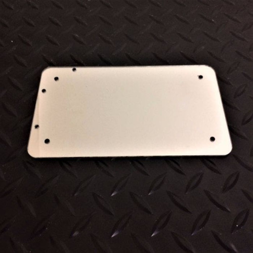 PartzBiz HD: -EPC Great Price. Free Shipping. Custom Dynamics LPF-BCK-C Plastic License Plate Backing Plate Chrome 7 x 4