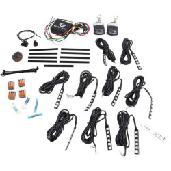 PartzBiz HD TMWK3BM6 - ชุดไฟเน้นเสียง LED สำหรับรถจักรยานยนต์ Dynamics TMWK3BM6 แบบกำหนดเองพร้อม Bluetooth | TMWK3BM6 PartzBiz HD TMWK3BM6 - ชุดไฟเน้นเสียง LED สำหรับรถจักรยานยนต์ Dynamics TMWK3BM6 แบบกำหนดเองพร้อม Bluetooth | TMWK3BM6