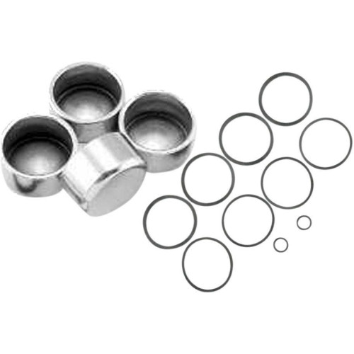 PartzBiz HD: 4419246-Cycle Craft 4-Piston Caliper Piston Seal Rebuild Kit Rep OE 4431300 Harley 00-07