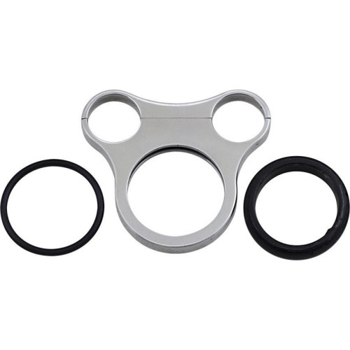 PartzBiz HD: 4419162-Cycle Performance Prod. CPP/9085M Single Gauge 1.5" T-Bar Bracket Mount Harley best new custom motorcycle chopper bobber speedometer tachometer 