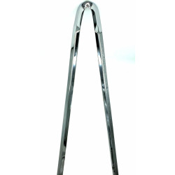 PartzBiz HD DS15010700 - Cycle Visions 18" Chrome Squaretude Styled Sissy Bar Stick 8.25-8.75 Side Plate
