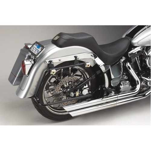 PartzBiz HD: 4419100-Cycle Visions CV-7201 ชุดหาง Bagger พร้อมขายึดสีดำสำหรับ Harley FLST 08-17