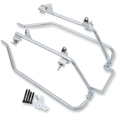 PartzBiz HD: 4419101-ชุดท้าย Cycle Visions CV-7206 Bagger สำหรับ Softail 08-17 FL พร้อม Chrome Mount