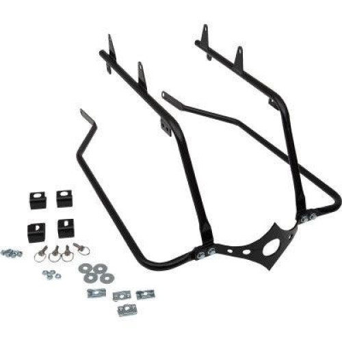 PartzBiz HD: 4419105-Cycle Visions CV7219 Softail Saddlebag Mount System 18-Up Harley Softail FL FX ชุดแปลงอัพเกรดใหม่ล่าสุดที่ดีที่สุด slim street bob bagger