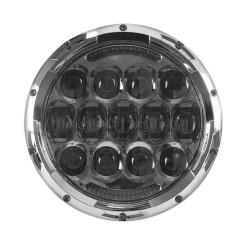PartzBiz HD TR481204 - Cyron ABIG7-A6KC Chrome Urban7 LED Integrated 7" Headlight Harley & Metric Models 481204 Touring Bagger Dresser jeep