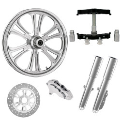 PartzBiz HD CZAR-SNGL-CHR-KIT-23PCKG - Czar Chrome 23" Wheel Tire Single Side w/ Raked Triple Trees Lowers & Sliders | CZAR-SNGL-CHR-KIT-23PCKG PartzBiz HD CZAR-SNGL-CHR-KIT-23PCKG - Czar Chrome 23" Wheel Tire Single Side w/ Raked Triple Trees Lowers & Sliders | CZAR-SNGL-CHR-KIT-23PCKG