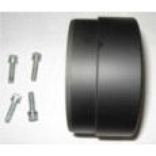 PartzBiz HD: 4419067-D&D Black Powder 4" Interchangeable Muffler End Cap sTRAIGHT CUT Sold Each w/ Bolts 604-11PECapS Harley M8 Milwaukee Eight Touring Cruiser Chopper best for FLH FLT FLHX electra road street glide king tri
