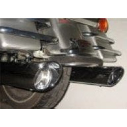 PartzBiz HD DD604-12ECap30 - D&D Chrome 4 ” ฝาปิดปลายท่อไอเสียเปลี่ยนได้ 30 องศา ขายแต่ละอันพร้อมน็อต 604-11ECap30 Harley M8 Milwaukee Eight Touring Cruiser Chopper ดีที่สุดสำหรับ FLH FLT FLHX electra road street glide king tri
