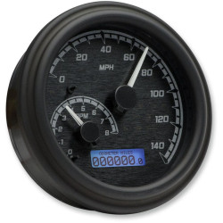 PartzBiz HD DS22120506 - Dakota Digital Black/Gray & Black MVX FatBob Analog Digital 4 1/2 Gauge Harley | MVX-2004-KG-K PartzBiz HD DS22120506 - Dakota Digital Black/Gray & Black MVX FatBob Analog Digital 4 1/2 Gauge Harley | MVX-2004-KG-K