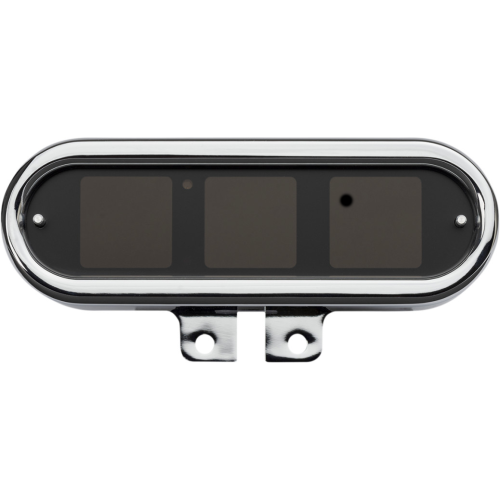 PartzBiz HD: 4418982-Dakota Digital MLX-9000 Series เกจวัดความเร็ว Chrome Oval Harley Databus 04-13