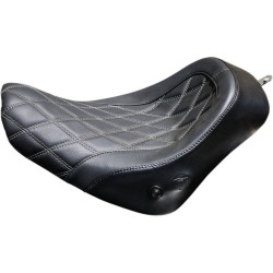 PartzBiz HD DS08021068 - Danny Gray 21-201DAIR Diamond Airhawk Weekday Solo Seat Harley FL Softail 18-Up best new saddle upgrade replacement custom classic PartzBiz HD DS08021068 - Danny Gray 21-201DAIR Diamond Airhawk Weekday Solo Seat Harley FL Softail 18-Up best new saddle upgrade replacement custom classic