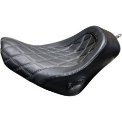 PartzBiz HD WP830-0132 - Danny Gray 21-201DIAAIR Weekday Solo IST Diamond Stitch Air Seat 18-19 Milwaukee-8 Harley Softail