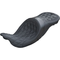 PartzBiz HD WP830-0155 - Danny Gray 21-412DIAAIR Black Airhawk Longhaul 2 Up XL Seat 08-19 Harley FL 0801-1147 08011147