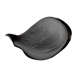 PartzBiz HD DS08010642 - Danny Gray Airhawk Bigseat Harley Backrest Drag Stitch W/Gray Thread 08-23 FL | 21-418DAIR