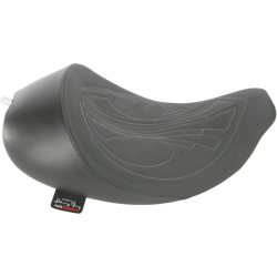 PartzBiz HD DS08010669 - Danny Gray Airhawk Bigseat Harley Seat Drag Stitch W/Gray Thread 08-23 FL | 21-417DAIR