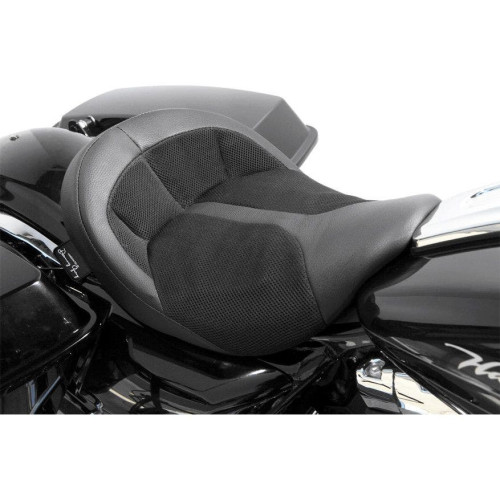 PartzBiz HD: 4418922-Danny Gray BigIST Air Black Leather Solo Wide Saddle Seat Harley Touring 08-15 | Danny Gray PartzBiz HD: 4418922-Danny Gray BigIST Air Black Leather Solo Wide Saddle Seat Harley Touring 08-15 | Danny Gray