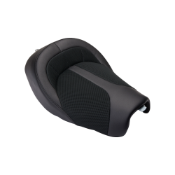 PartzBiz HD DS08040545 - Danny Gray BigIST Solo Black Leather Air Seat 4 Harley 04-21 XL Models | FA-DGE-0284 PartzBiz HD DS08040545 - Danny Gray BigIST Solo Black Leather Air Seat 4 Harley 04-21 XL Models | FA-DGE-0284