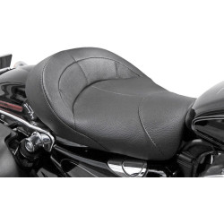 PartzBiz HD WP830-0401 - Danny Gray Bigist Solo Seat Vinyl Smooth Stitch Harley Sportster 04-18