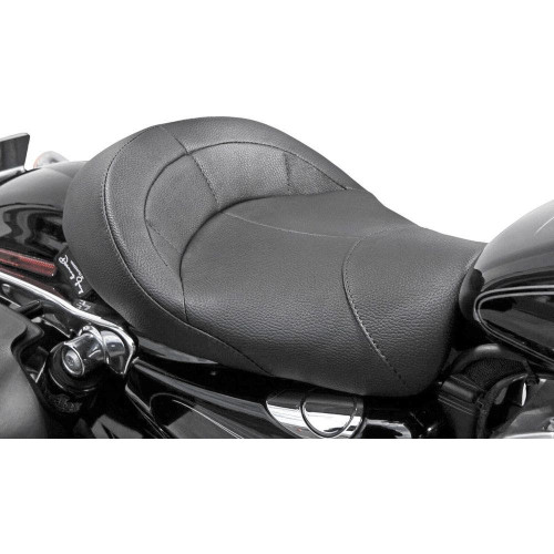 PartzBiz HD: 4418889-Danny Gray Bigist Solo Seat Vinyl Smooth Stitch Harley Sportster 04-18 PartzBiz HD: 4418889-Danny Gray Bigist Solo Seat Vinyl Smooth Stitch Harley Sportster 04-18