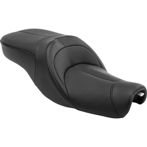 PartzBiz HD: 4418862-Danny Gray Lowist 2-Up Seat Leather Smooth Stitch Harley Sportster 04-18 PartzBiz HD: 4418862-Danny Gray Lowist 2-Up Seat Leather Smooth Stitch Harley Sportster 04-18