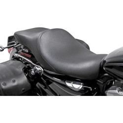 PartzBiz HD WP830-0406 - Danny Gray Lowist 2-Up Seat Leather Smooth Stitch Harley Sportster 04-18 PartzBiz HD WP830-0406 - Danny Gray Lowist 2-Up Seat Leather Smooth Stitch Harley Sportster 04-18
