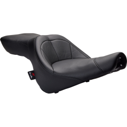 PartzBiz HD DS08020839 - Danny Gray Tourist 2-up Air Seat Black Vinyl Harley for 06-10 FXST 07-17 FLSTF/B | FA-DGE-0317 PartzBiz HD DS08020839 - Danny Gray Tourist 2-up Air Seat Black Vinyl Harley for 06-10 FXST 07-17 FLSTF/B | FA-DGE-0317