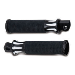 PartzBiz HD AN07-909 - หมุดเท้าชาย Arlen Ness Black Fusion สำหรับ Harley หรือ Metric-07-909