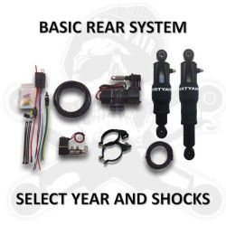 PartzBiz HD DA-HTR01-09 - Dirty Air Rear Basic Bagger Air Ride Rear Suspension Shock Kit Harley FLH 00-20 PartzBiz HD DA-HTR01-09 - Dirty Air Rear Basic Bagger Air Ride Rear Suspension Shock Kit Harley FLH 00-20