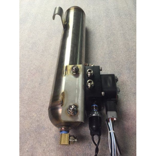 PartzBiz HD: 4418673-Dirtyworks Dirty Air "El Grande" 8 Valve Front and Rear Complete Fast-Up Tank Kit Harley 00-18