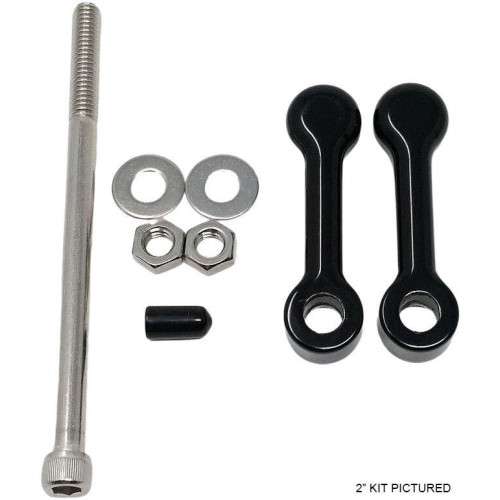 PartzBiz HD: 4418681-ชุดยกถัง DK Custom Black 3” Billet DK-SPT-TLK-3 Harley Sportster XL 04-Up