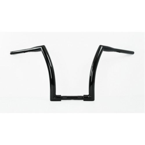 PartzBiz HD: 4418654-DNA Black 14" Rise Monster Ape Hanger Fat Bars OEM 1.5" Handlebars Harley 96-Up davidson Touring Softail Dyna road king low boy bob fat slim M-HB-3004BK