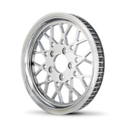 PartzBiz HD M-PL-0201 - DNA Super Spoke Chrome 66 Tooth X 1" Rear Pulley Superspoke Custom Harley HD - M-PL-0166 PartzBiz HD M-PL-0201 - DNA Super Spoke Chrome 66 Tooth X 1" Rear Pulley Superspoke Custom Harley HD - M-PL-0166