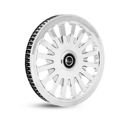 PartzBiz HD: 4418498-DNA Super Spoke Chrome Cush Drive Pulley 68th x 1" for Harley 09-up Touring | M-PL-0172 PartzBiz HD: 4418498-DNA Super Spoke Chrome Cush Drive Pulley 68th x 1" for Harley 09-up Touring | M-PL-0172