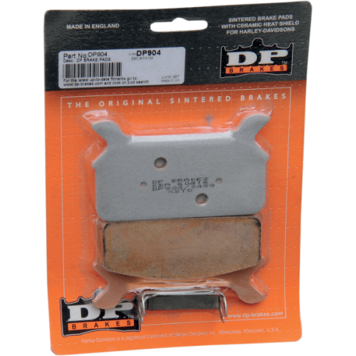 PartzBiz HD: 4418427-DP Brakes ผ้าเบรคโลหะเผา DP904 Harley Touring 86-99 PartzBiz HD: 4418427-DP Brakes ผ้าเบรคโลหะเผา DP904 Harley Touring 86-99