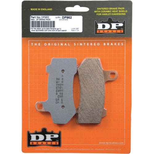 PartzBiz HD: 4418430-DP Brakes Sintered Metal Front & Rear Brake Pads for Harley FLH/T 08-16 Repl OEM 41854-08