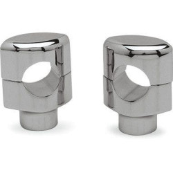 PartzBiz HD DS06020465 - Drag 0602-0465 Chrome 1 1/2” Bar Big Buffalo 1.5” Risers คู่เมตริก Cruiser 0602-0465 06020465