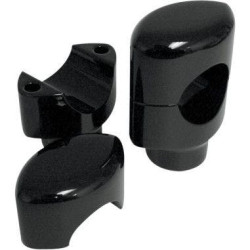 PartzBiz HD DS06020466 - Drag 0602-0466 สีดำ 1 1/2” Bar Big Buffalo 1.5” Risers คู่เมตริก Cruiser 0602-0466 06020466