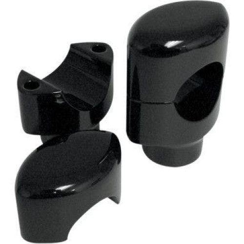 PartzBiz HD: 4418438-Drag 0602-0466 สีดำ 1 1/2” Bar Big Buffalo 1.5” Risers คู่เมตริก Cruiser 0602-0466 06020466