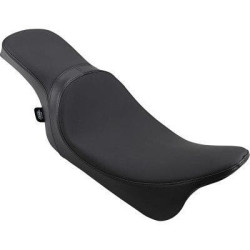 PartzBiz HD DS08011269 - Drag 0801-1269 Predator 2-Up Seat Solar Reflection Smooth Leather FLH/T 08-Up 0801-1269 08011269 Harley-Davidson Electra Glide Road Glide Road King Street Glide Tri Glide FLHT FLHR FLTR FLHX