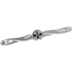 PartzBiz HD DS16010491 - Drag 1601-0491 Chrome Split Skull Custom Shift Linkage Harley 00-17 FLST Softail PartzBiz HD DS16010491 - Drag 1601-0491 Chrome Split Skull Custom Shift Linkage Harley 00-17 FLST Softail